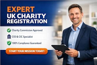 register your UK charity with the charity commission for full legal compliance