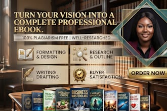write professional fiction and nonfiction ebooks