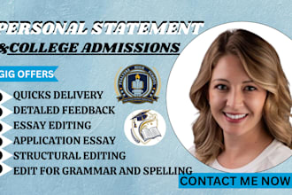 edit personal statement essay application, medical school, statement of purpose
