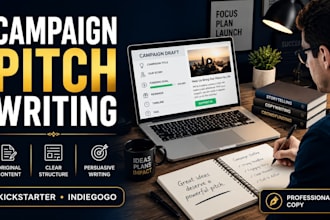 write a persuasive kickstarter or indiegogo crowdfunding campaign