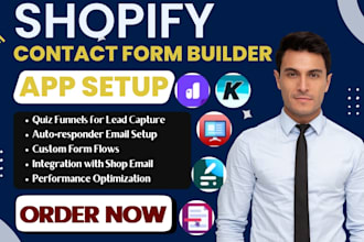 setup shopify contact form builder powerful hulk powr pify qikify quizell k app