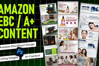 design amazon ebc and premium a plus images for your product