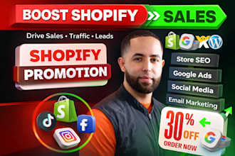 promote shopify store, shopify marketing sales funnel to boost shopify sales