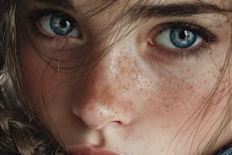 draw hyper realistic digital portraits and illustration art