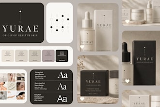 design a full brand identity and packaging for ecommerce