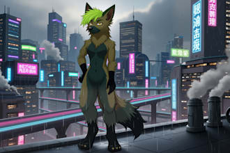 draw custom furry art, fursona, and anthro characters