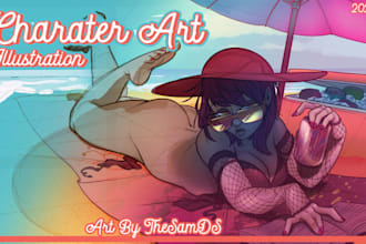draw your character illustration