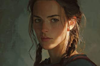paint a realistic or fantasy portrait