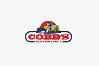 design modern classic heavy duty parts logo