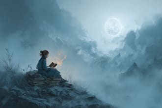 create book cover illustration