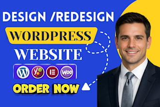 do wordpress website design and webiste redesign wordpress website development