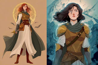 draw your original, rpg character
