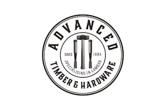 create the professional logo for advanced timber hardware