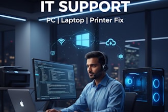 install fix and troubleshoot PC laptop andprinter issues