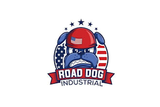 design world class industrial staffing agency logo