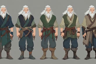 create rpg character faceset