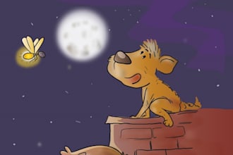 draw children book illustration
