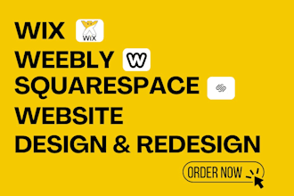 design squarespace business website, build wix website redesign webshop website