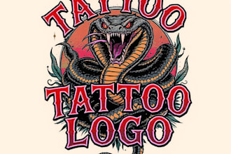 design a custom tattoo logo design