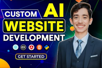 develop ai website, ai chatbot, ai web application, ai software developer