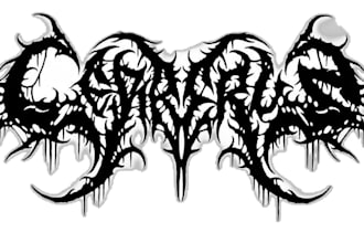 design heavy metal or extreme metal logo for your band