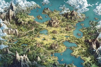 create a unique fantasy map for your novel or campaign