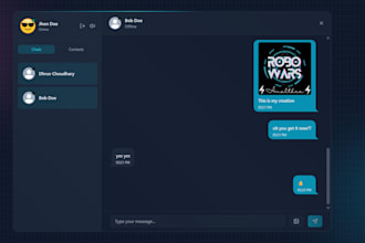 make a chat app in react js