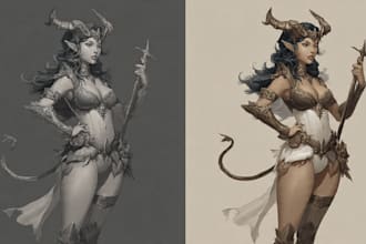 paint a realistic conceptual or fantasy digital portrait