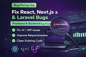 fix react and laravel bugs frontend and backend fixes