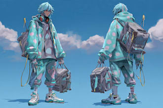 design a anime character for you