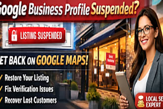 reinstate your suspended google business profile or ads account