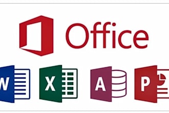 do microsoft access, excel, word, powerpoint tasks perfectly