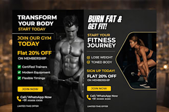 create high converting gym and fitness social media ads