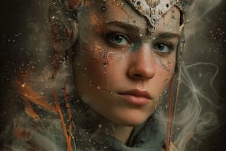 draw anime, realistic portrait or dnd character