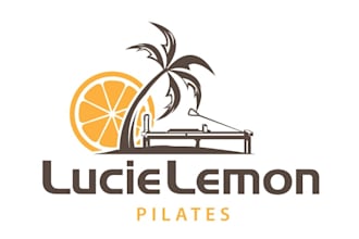design classic lemon lucie pilates logo