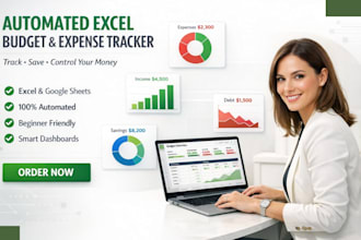 create automated excel google spreadsheet csv budget planner dashboard 2026 api