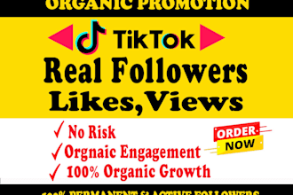grow and promote your tiktok account followers  tik tok promotion organically