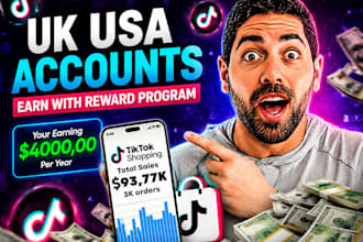 create usa  tiktok account foryou