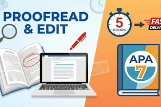 edit your documents in apa 7 within 5 hours