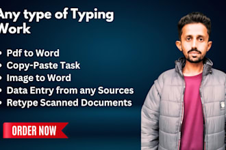 type and retype your documents with professionalism