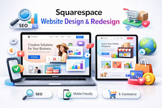 build squarespace website design squarespace website redesign squarespace expert