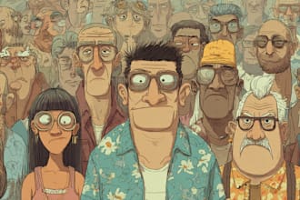 draw cartoon illustration art