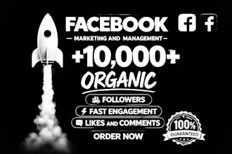 promote your facebook page with 3000 real followers