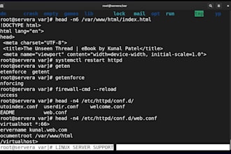 fix linux server, apache, firewall and ssh issues