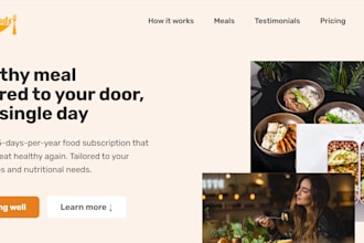build a responsive website or portfolio