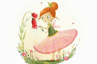 children story book illustration children story book illustration