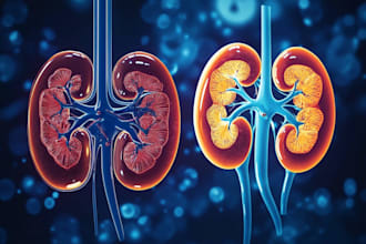 design professional medical illustrations for biotech  health tech