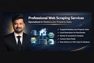 scrape realtor com property data for real estate leads and analysis
