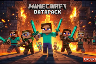 create amazing custom data pack for your minecraft world