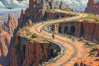 sci fi illustration and sci fi art
